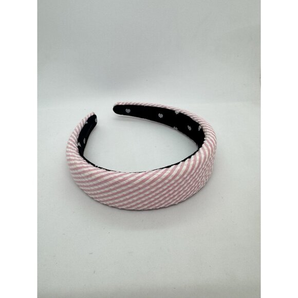 Lele Sadoughi Seersucker Alice  Women’s Headband + Dust Bag -Pink main image 8